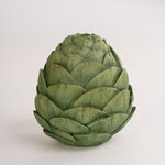 Green resin candleholder 15.5*15.5*16.3 cm image number 4