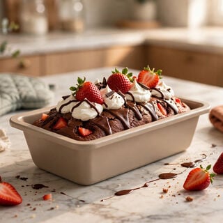 Alberto Beige Loaf Pan 23.9*13.5*6.8 Cm