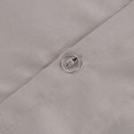 Boutique Blanche Duvet Cover Set 100% Cotton 300Tc Sateen Super King Dark Grey 260*240 Cm image number 2