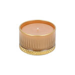 Gloria 9*5.5 Cm Milky Brown Gold Candle image number 2
