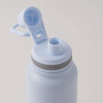 ألبرتو قارورة مياه رياضية مزدوجة الجدار من الستانلس ستيل، أزرق 1000مل image number 2