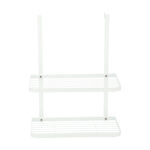 Alberto White Coated Over The Shelf 2 Tier Rack  image number 1