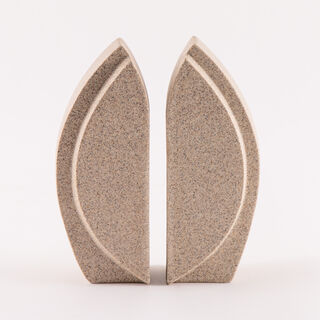 Homez resin books holder 14.2*7*18cm, beige