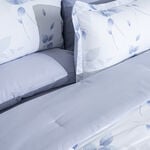 Cottage 4pcs pretty leaves lavender microfiber comforter twin size set, 240*160cm image number 2