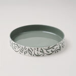 LA MESA SERVING BOWL 23x5CM CALLIGRAPHY MINT image number 0