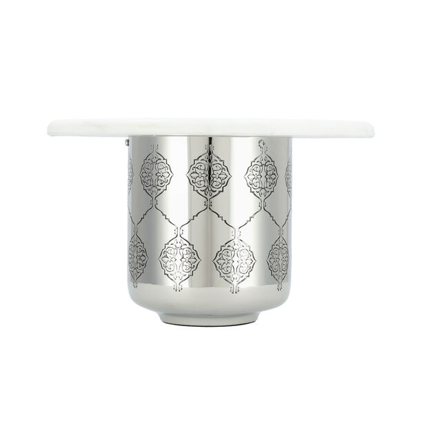 Alkhaiyl Stainless Steel Cake Stand 31*31*19 Cm image number 2