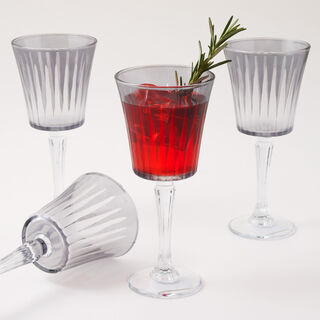La Mesa Glass Juice Cups Set 4Pcs 290Ml, Green