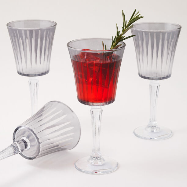 La Mesa Glass Juice Cups Set 4Pcs 290Ml, Green image number 3