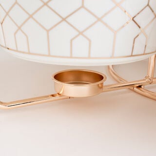 7 Pcs Round Food Warmer With Stand