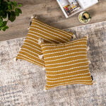 Cottage Jute Cotton Cushion 50 * 50 cm Mustard image number 0