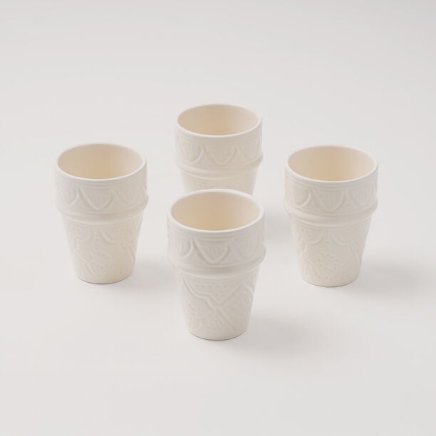 Dallaty Moroccan Tea Cup, Beige, 6 Pieces image number 0