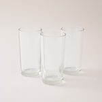 Borgonovo glass cup set 3pcs 300 ml image number 2