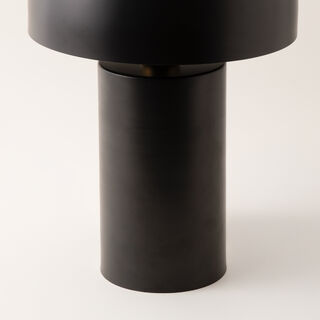 هومز مصباح طاولة معدني، أسود 25.5*25.5*40 سم