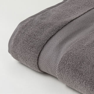 Boutique Blanche Microcotton Hand Towel, Grey, 100*50Cm