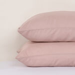 Boutique Blanche Pillow Cover Set 100% Cotton 300Tc Sateen Standard Blush 75*50 Cm image number 2