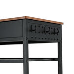 Alberto metal rolling black trolley with wheels 66.5*40*89 cm image number 6