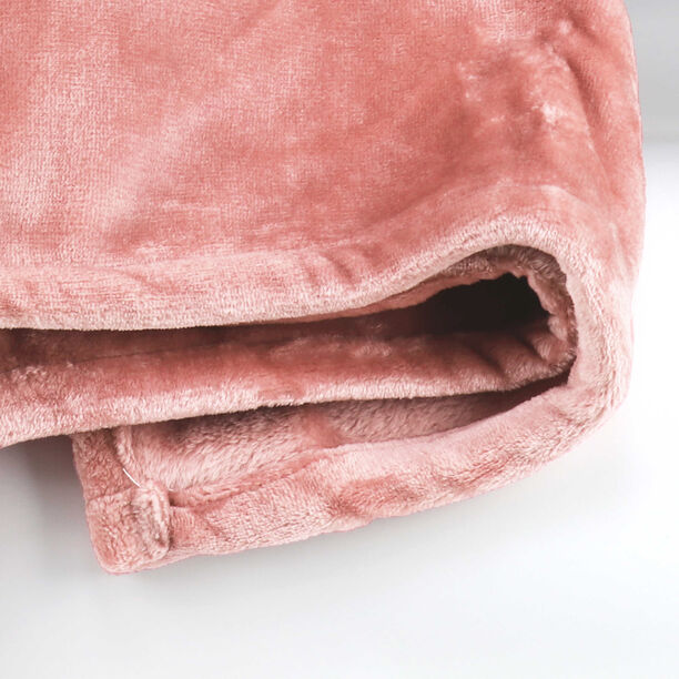 Cottage micro flannel blanket pink 220*240 cm image number 2