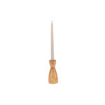Wood Candle Holder Medium Wood image number 1
