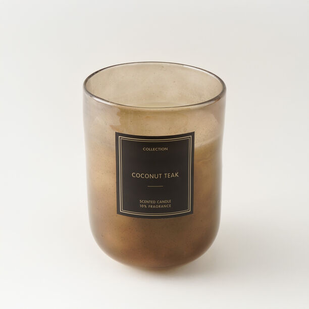 هومز شمعة في وعاء زجاجي برائحة كوكونت تيك، 15*20 سم image number 1