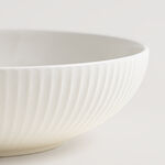 La Mesa porcelain 16pcs dinner set white ribbed image number 6