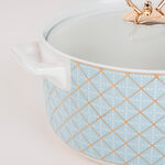 16 pieces Soup Set Serve 6 Persons Green&Gold image number 6