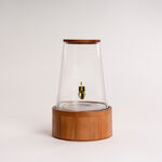 La Mesa transparent glass juice dispenser 4L / 23*23*38.2cm image number 0