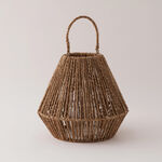 Homez Rattan Aura Lantern 30*30*29Cm, Brown image number 0