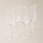 La Mesa 6 pcs stem glass striped 8.5*8.5*25.5 cm image number 0