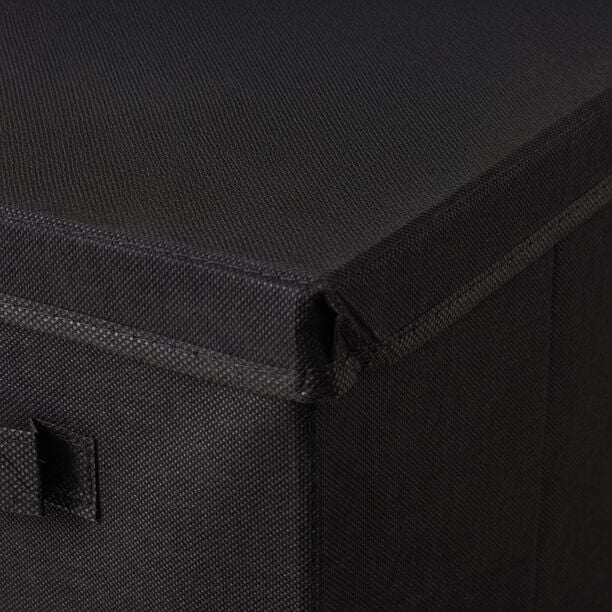Homez Clothes Organizer Storage Box Polyester, Black 34*34*25Cm image number 2