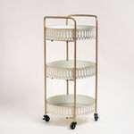 Serving Trolley Round 3 Tiered  image number 1
