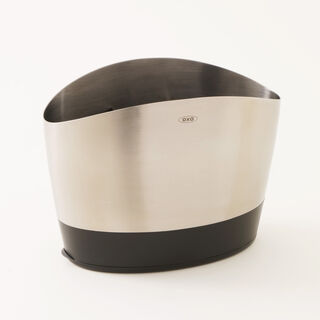 Oxo Utensil Holder Stainless Steel, Silver 8.4"* 4.75"* 6.25"