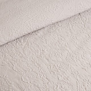 كوتاج طقم لحاف مزخرف 6 قطع سوبر كينج 260*250سم، بيج