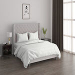 Cottage 3pcs cotton duvet cover 260*200cm 200 thread count herringbone image number 0