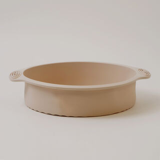Alberto silicone round cake mould 29.5*25*6cm, cream