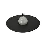 Abundance Serving Platter Black Frosted Glass image number 1