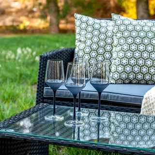 4Pcs Stem Glass Set