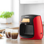 Sencor electric red coffee maker 500W, 300ml image number 0