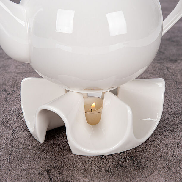 Dallaty porcelain white pot warmer 14*14*4.7 cm image number 0