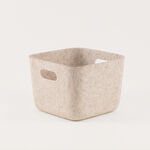 هومز صندوق تخزين، أبيض مكسور 25*25*18 سم image number 1