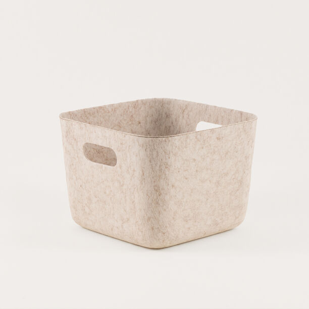 هومز صندوق تخزين، أبيض مكسور 25*25*18 سم image number 1