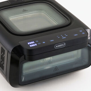 Homez air fryer plastic black 13L