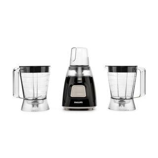 Philips stainless steel blender black 1 L, 450W, quad blades