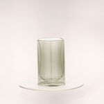 Rio 12pcs porcelain tea set in white and green image number 1