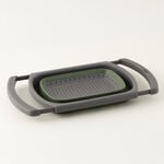 البرتو سلة غسيل بلاستيك قابلة للتمدد، أخضر 39*26*4 سم image number 1