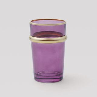 Dallaty Moroccan Tea Cup, Purple, 6 Pieces