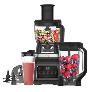 Ninja 3In1 Food Processor Kitchen System, 1200W, Black