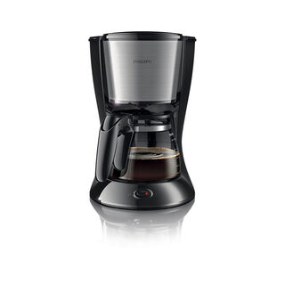 Philips stainless steel & plastic black coffee maker 1000W, 1.2L