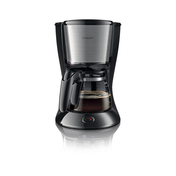 Philips stainless steel & plastic black coffee maker 1000W, 1.2L image number 4