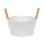 La Mesa Salad Bowl With Acacia Servers image number 0