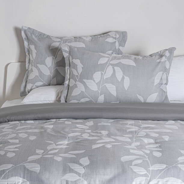 Cottage 3pcs jacquard king comforter set 220*240cm, grey image number 1